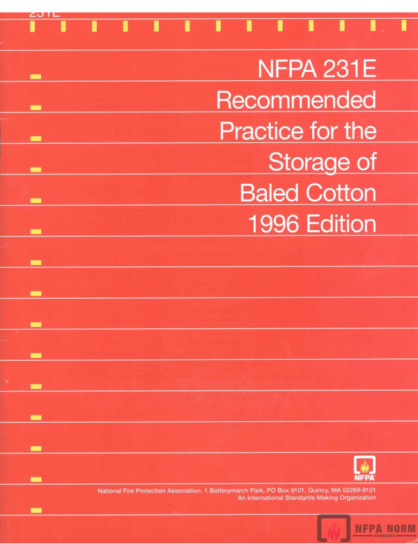 NFPA 231E PDF